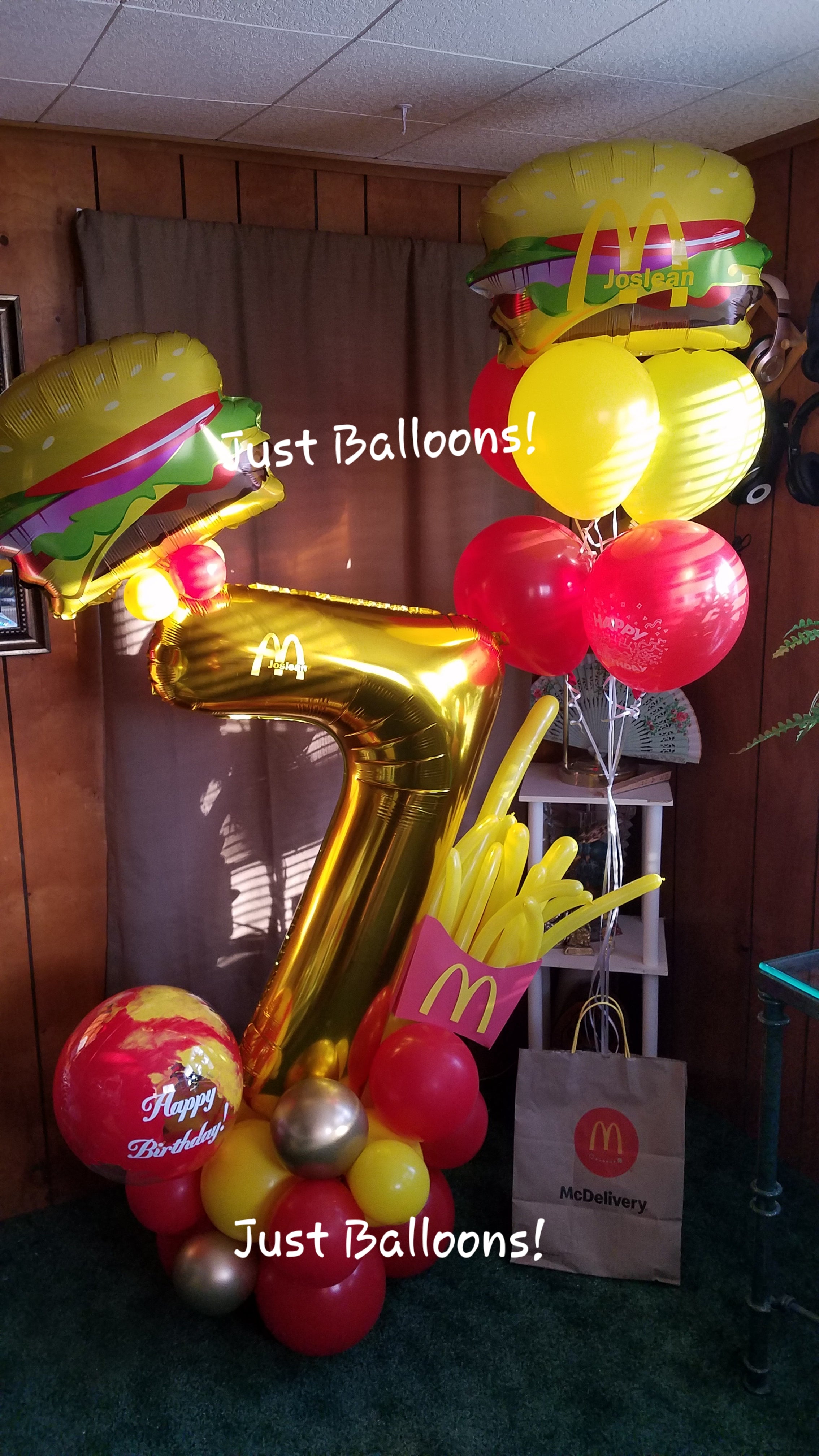 Number or letter Balloon Fantasy Bouquet